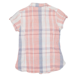 COLUMBIA Womens Shirt Pink Check S