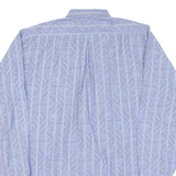 VISAGE Mens Shirt Purple Striped Long Sleeve S