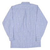 VISAGE Mens Shirt Purple Striped Long Sleeve S