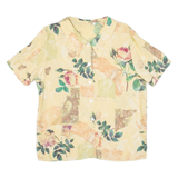 Womens Shirt Beige Crazy Pattern M