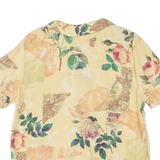 Womens Shirt Beige Crazy Pattern M
