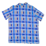 Mens Shirt Blue Check M