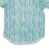 HARA MEXICAN Mens Shirt Green Striped XL