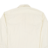 AMERICAN CLASSIC Mens Plain Shirt Beige Long Sleeve XL