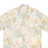 Mens Shirt Green Floral M