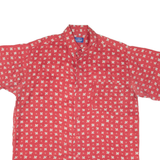 GARRY Mens Shirt Red Spotted M