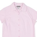COLUMBIA Womens Shirt Pink Check M