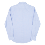 ZARA MAN Slim Fit Mens Plain Shirt Blue Long Sleeve S