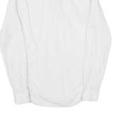 ZARA MAN Slim Fit Mens Shirt White Spotted Long Sleeve S