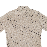 Mens Shirt Brown Crazy Pattern L