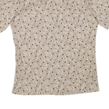Mens Shirt Brown Crazy Pattern L