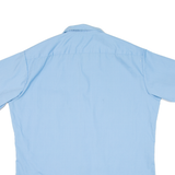 Mens Plain Shirt Blue L