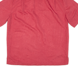 CARIBBEAN JOE Mens Plain Shirt Red L