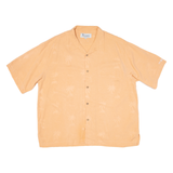 Mens Plain Shirt Orange XL