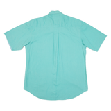 OCEAN LEAGUE Mens Plain Shirt Blue L