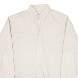 BOSS Mens Plain Shirt Beige Long Sleeve M