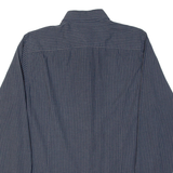 TOMMY HILFIGER New York Fit Mens Shirt Blue Gingham Long Sleeve M