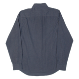 TOMMY HILFIGER New York Fit Mens Shirt Blue Gingham Long Sleeve M