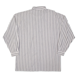 ESPIRIT Mens Shirt Grey Striped Long Sleeve 2XL