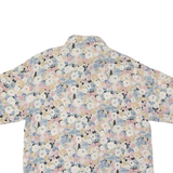 REICHART Womens Shirt Blue Floral L