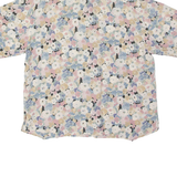 REICHART Womens Shirt Blue Floral L
