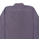 LEE Mens Shirt Blue Plaid Long Sleeve L
