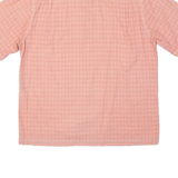 DKNY Mens Shirt Orange Plaid L