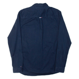 TOMMY HILFIGER Mens Plain Shirt Blue Long Sleeve M
