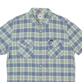 LEE Mens Shirt Green Plaid XL