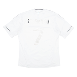 ADIDAS Germany F.C Mens Football Shirt Jersey White V-Neck L