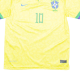 NIKE Brazil FC Mens Football Shirt Jersey Yellow S
