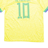 NIKE Brazil FC Mens Football Shirt Jersey Yellow S