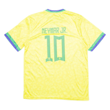 NIKE Brazil FC Mens Football Shirt Jersey Yellow S