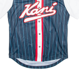 KARL KANI Mens Jersey White USA V-Neck M