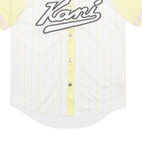 KARL KANI Mens Jersey White USA V-Neck S
