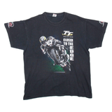 FRUIT OF THE LOOM Mens Biker T-Shirt Black XL