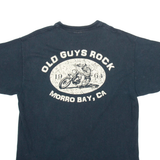 GILDAN Mens T-Shirt Black USA L