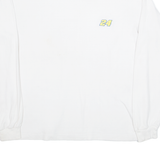 CHASE AUTHENTICS 24 Mens T-Shirt White Long Sleeve Roll Neck L