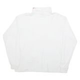 CHASE AUTHENTICS 24 Mens T-Shirt White Long Sleeve Roll Neck L