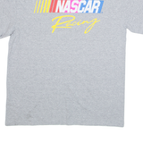 NASCAR Mens T-Shirt Grey USA M