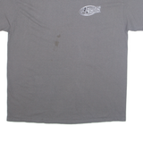 GILDAN Adirondack Nationals Mens T-Shirt Grey USA XL