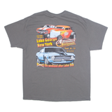 GILDAN Adirondack Nationals Mens T-Shirt Grey USA XL