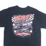 GILDAN Gat Racing Mens T-Shirt Black USA L