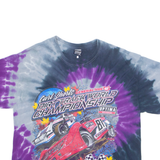 GILDAN Nascar Womens T-Shirt Grey USA L