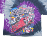 GILDAN Nascar Womens T-Shirt Grey USA L