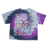 GILDAN Nascar Womens T-Shirt Grey USA L