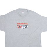 HANES Bigred Mens T-Shirt Grey USA XL