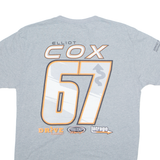 NEXT LEVEL Elliot Cox Mens T-Shirt Grey USA L