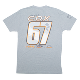 NEXT LEVEL Elliot Cox Mens T-Shirt Grey USA L