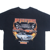 Hot August Nights Mens T-Shirt Black USA L